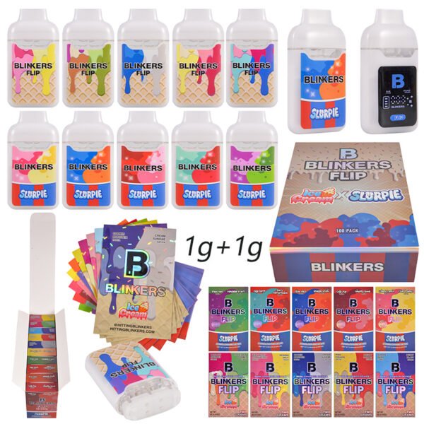 Blinkers 2g Dual Disposable | Empty Premium Dual Tank Vape with LED Screen in Bulk