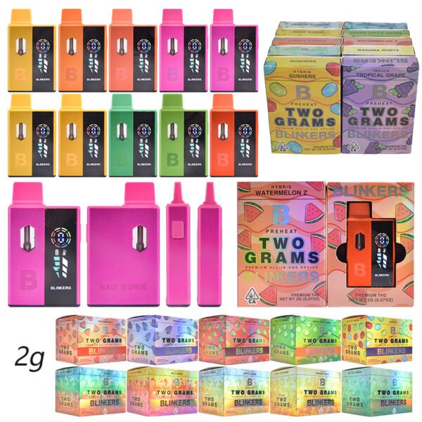 Blinkers 2g Disposable | High Quality Empty Wholesale Led Screen Vape