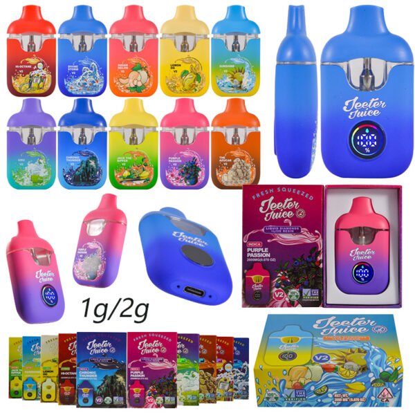 Jeeter Juice V2 Disposable 2g | Wholesale Premium Hot Vape with LED Screen
