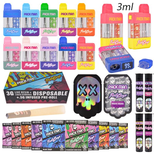 Party Boyz Pre Roll 3g Vapes | Premium Led Screen Disposable in Bulk