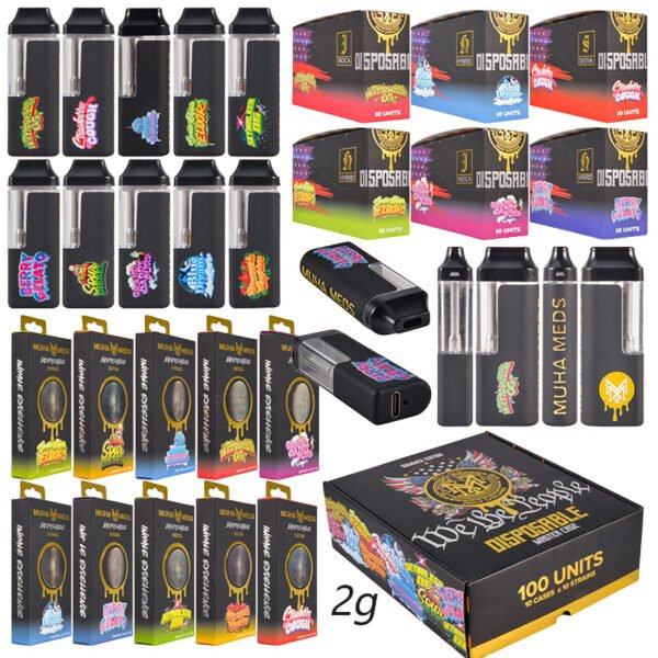 Muha Meds New York 2ml Vape | Empty Disposable Vape Hardware for Wholesale & Bulk Supply