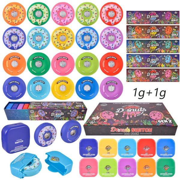 Donuts Switch Gen2 2g Vape | Premium Dual Chamber Hot Disposable with Display