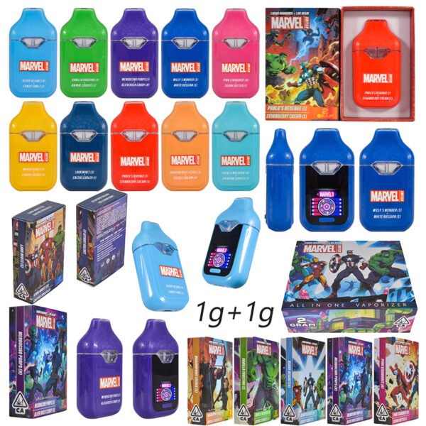 USA Marvel Switch Vape 2g | Empty Premium Dual Chamber Disposable with Led Display