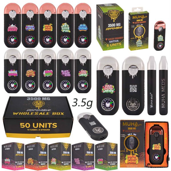 Muha Meds Gen3 3.5g Disposable | Wholesale Hot LED Display Vape in Bulk