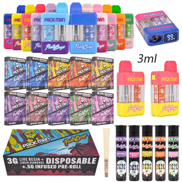 US Party Boyz 3g Vape | Cheap High Quality Empty Led Screen Disposable with Pre-roll